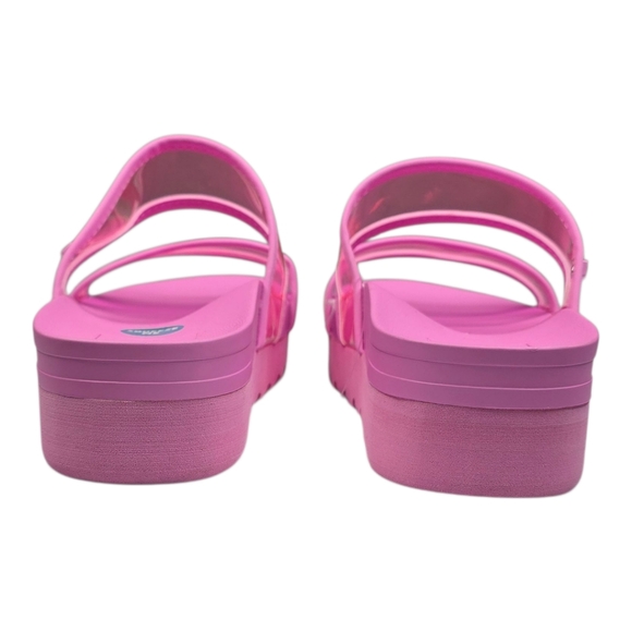 Reef Vista Hi-Energy Clear Strap Platform Slides NEW Size 9 - Picture 5 of 9
